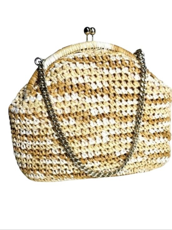 Stylecraft Handbags - Vintage 1950s Stylecraft Miami Straw Bag